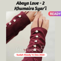 XU156 Abaya Love Khumaira Syari KiosHawa . Gamis Daily s Terbaru bisa Set dengan Pashmina French Khi