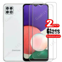 2PCS FOR Samsung Galaxy A22 5G 6.6" HD Tempered Glass Protective On GalaxyA22 A 22 F42 A226B A226 Screen Protector Film Cover