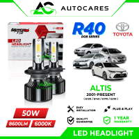 TOYOTA ALTIS LED Headlight Car R40 R70 55W SHUTTLE LAB LED Lampu Depan Kereta 6000K H3/9005/9006/H1