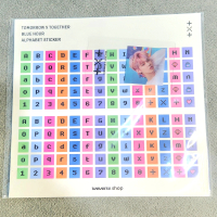 Yeonjun Transparet Photocard + Alphabet Sticker Weverse POB Benefit - Official from TXT Album Blue H