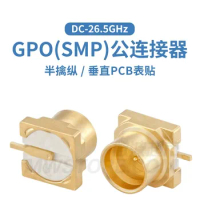 GPO (SMP) Vertical PCB Surface Mount Connector Optical Hole/half Escapement 26.5GHz GPO-JHD101