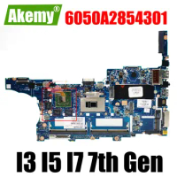 6050A2854301 Motherboard For HP EliteBook 850 G4 840 G4 Laptop Motherboard Mainboard With I3 I5 I7 7th Gen CPU 216-0868010 GPU