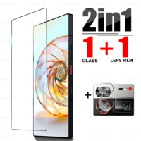 2in1 Tempered Glass &amp; Lens Protective Film For ZTE nubia Z60 Ultra 60z Z60Ultra Camera Clear Screen Protector Full Protection