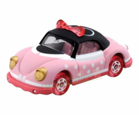 真愛日本 米妮 米老鼠 迪士尼 tomica takara 模型小車 4904810144755 TOMY車-米妮粉紅車
