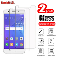 2Pcs Original Protective Tempered Glass For Huawei Y3 2017 2018 5" CRO-L02, CRO-L22 Screen Protective Protector Cover Film