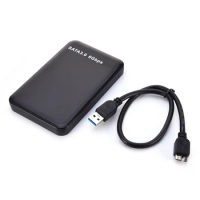 2.5 Inch 4 Colors Hard Disk Case Hard Drive Case USB3.0 SATA3.0 External HDD Enclosure Supports 3TB Transmission