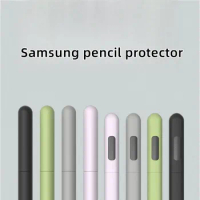 Silicone Pencil Case Tablet Touch Stylus Pen Cover Solid Color for Samsung Galaxy Tab S6 Lite S Pen S7 FE S8 Ultra S9 Plus