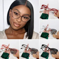 Fashion Luxury Photochromic Anti-blue Light Computer Glasses Frame Flat Glasses Men Women Outdoor Polarized Eyewear