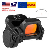Mini Red Dot Sight Collimator Rifle Reflex Sight Scope Fit 20mm Weaver Rail for Airsoft / Hunting Rifle