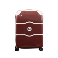 Transparent Cover for Delsey Chatelet Air Suitcase Protector with Zipper Luggage Case Customized Not Include Suitcase