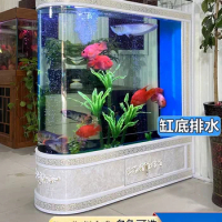 Aquarium Ecological Glass Subareas Screens Shoe Cabinet Household Large Lazy