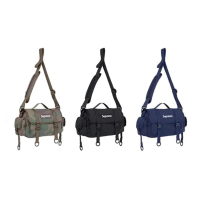 SUPREME Supreme 24SS Mini Duffle Bag 圓筒包 深藍/黑/迷彩(旅行袋 側背包)