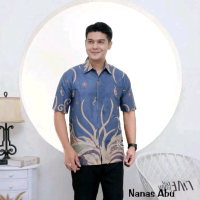 Baju Batik Hem Nanas Abu Dan Kemeja Nanas Abu