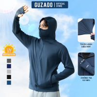 Áo chống nắng Guzado Vải Thun Coolmax 5 Màu Basic Chống UV Sport GCN02