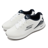 Skechers 高爾夫球鞋 Go Golf Max 2 白 海軍藍 男鞋 防水鞋面 緩震 運動鞋 214028WNV