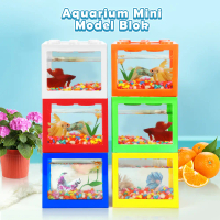 Aquarium Mini Bahan Akrilik Tangki Akuarium Mini Ikan Hias Ikan Cupang Ikan Mas Kura Kura