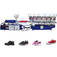 YUGONG Full Automatic Single Color Rubber Sole Injection Molding Machine for Safety Shoes Making