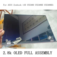 140" 2.8K For ASUS Zenbook 14X UX5400 UX5400E UX5400EA Series OLED Display Panel LCD Touch Screen Replacement Assembly