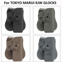 Right or Left Hand Tactical Belt Gun Holster Military Pistol Case for TOKYO MARUI KJW GLOCKS