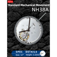 Seiko nh38 Movement nh38a Standard New Original Japan NH38 24 Jewels Imported Watch Automatic Metal High Accuracy Winding (SII)