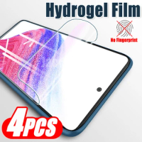 4pcs Hydrogel Film For Samsung Galaxy A53 A52 A52s A51 5G 4G Sumsung A 53 52 51 4 5 G Gel Phone Screen Protector Not Glass 600D