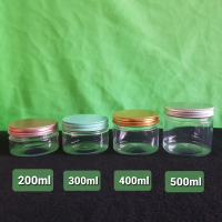 Toples Tabung Cylinder 88mm Tutup Aluminium Ukuran 200ml 300ml 400ml 500ml lebih Tebal / Toples Jar 