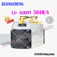 ASIC ANTMINER L3+ 504M With PSU Scrypt Miner DOGE LTC Litecion Mining Machine Better Than ANTMINER S9 Innosilicon A4 A6