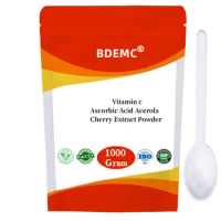 50-1000g 100% Ascorbic Acid Acerola Cherry Extract Powder Vitamin C Powder Whitening Skin Care Mask