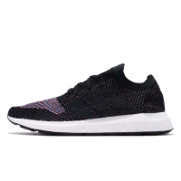 【adidas 愛迪達】SWIFT RUN PK PRIMEKNIT 針織 混色 透氣 男鞋 襪套 黑粉(CQ2894)