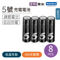 【Zmi 紫米】3號 鎳氫充電電池 AA512(3號8入 / AA /)
