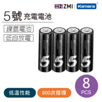 【Zmi 紫米】3號 鎳氫充電電池 AA512(3號8入 / AA /)
