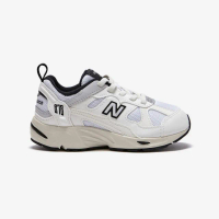 【NEW BALANCE】NB 878 童鞋 休閒鞋 運動鞋 寬楦 穿搭 中大童 黑白色(PV878ST1-W)