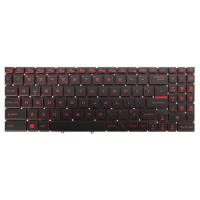 For MSI Katana GF66 GF76 MS-17L1 Laptop English Keyboard Red Backlit