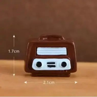 Miniatur Perabot Rumah Set Meja Rumah Furniture Figure Diorama Alat Dapur DIY ART Telepon Lampu Mini