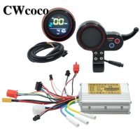 New NJ-AOXIONG LCD Instrument Accelerator 36V/48V 16A DC Brushless Controller For Kugoo M4 Electric Scooters and Bicycles