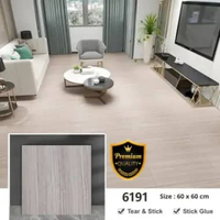 Wallpaper Sticker Lantai Keramik Granit / Lantai Vinyl Marble 60x60 Kualitas Premium Granit 6191