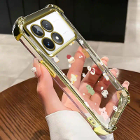 For Xiaomi Poco X7 Pro Poco Poco M7 Plus F7 Poco M7 4G Poco X6 Pro Poco X6 5G Soft Electroplated Fou
