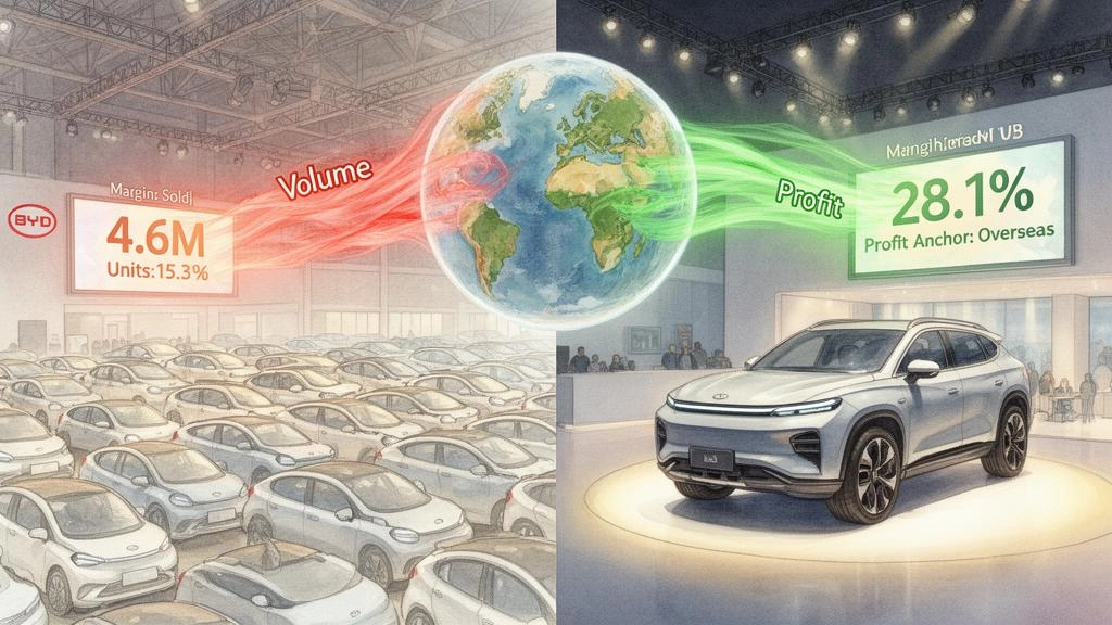 BYD's 2025 Financial Report: Record Revenue and Profit, but Domestic Market Share Slips as Overseas Expansion Becomes Profit Anchor