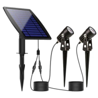 Solar Projector Light Solar Panel Outdoor Lighting Separately Lamp