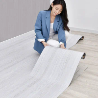 3D Wood Grain Peel and Stick Wallpaper, Self-Adhesive Flooring, Waterproof, Mould Proof Floor Tiles, Anti-Slip