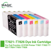 New D 700 D-700 T7821-T7826 Ink Cartridge Dye-based Ink For Fuji Frontier-S D700 Printer T7821 T7822 T7823 T7824 T7825 T7826