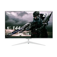 27 Inch IPS Monitor 144Hz 1ms Gaming Monitors FHD 1920 x 1080 Free-Sync G-Sync Compatible Led Screen Computer Display