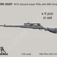 Live Resin LRE-35207 1/35 M1D Garand sniper Rifle with M84 Scope