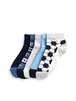 ถุงเท้าเด็กโตผู้ชาย Football Trainer - 5 แพ็ค JL899 หลากสี