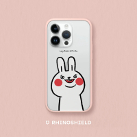 【RHINOSHIELD 犀牛盾】iPhone 11/11 Pro/Max Mod NX手機殼/懶散兔與啾先生-傻笑(懶散兔與啾先生)