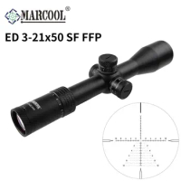 Marcool Stalker ED 3-21x50 SF FFP Riflescope Long Range 34mm Tube Rifle Scope for Hunting with Zero-Stop Optics Tactical Sight