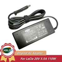 Genuine 20V 5.5A 110W ADS-110DL-19-1 200110E AC Adapter Charger For LaCie 2TB 1Big Dock SSD Pro 10TB Power Supply