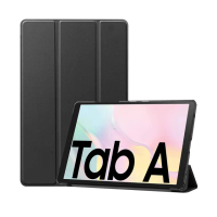 【Didoshop】三星 Galaxy Tab A7 2020 卡斯特紋 三折平板皮套 平板保護套(PA225)