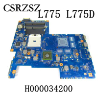 For TOSHIBA Satellite L755D L775 Laptop Motherboard H000034200 STOCKET FS1 Mainboard