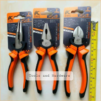 COD Kìm cắt - điện nhọn cỡ 7 inch/175mm hãng Kapusi K-8022 K-8025 K-8028 cao cấp ,Bảo hành 12 tháng 